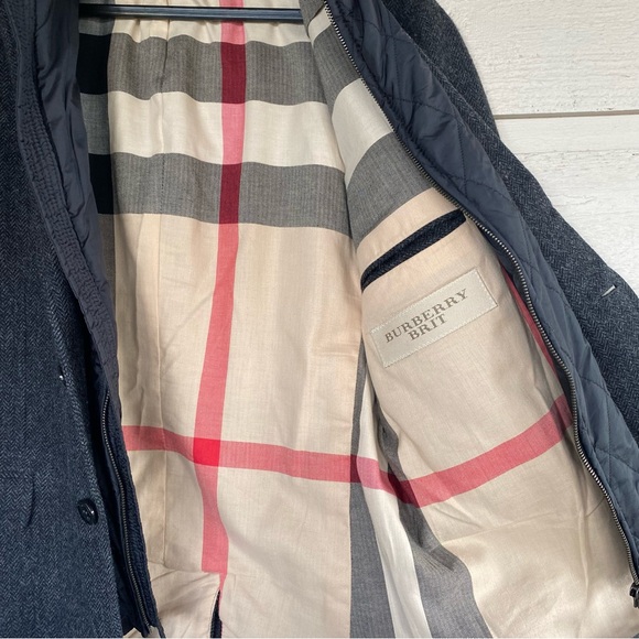 Burberry Brit Sport Nova Check Sports Coat with quilted zip in/out collar - Picture 13 of 15